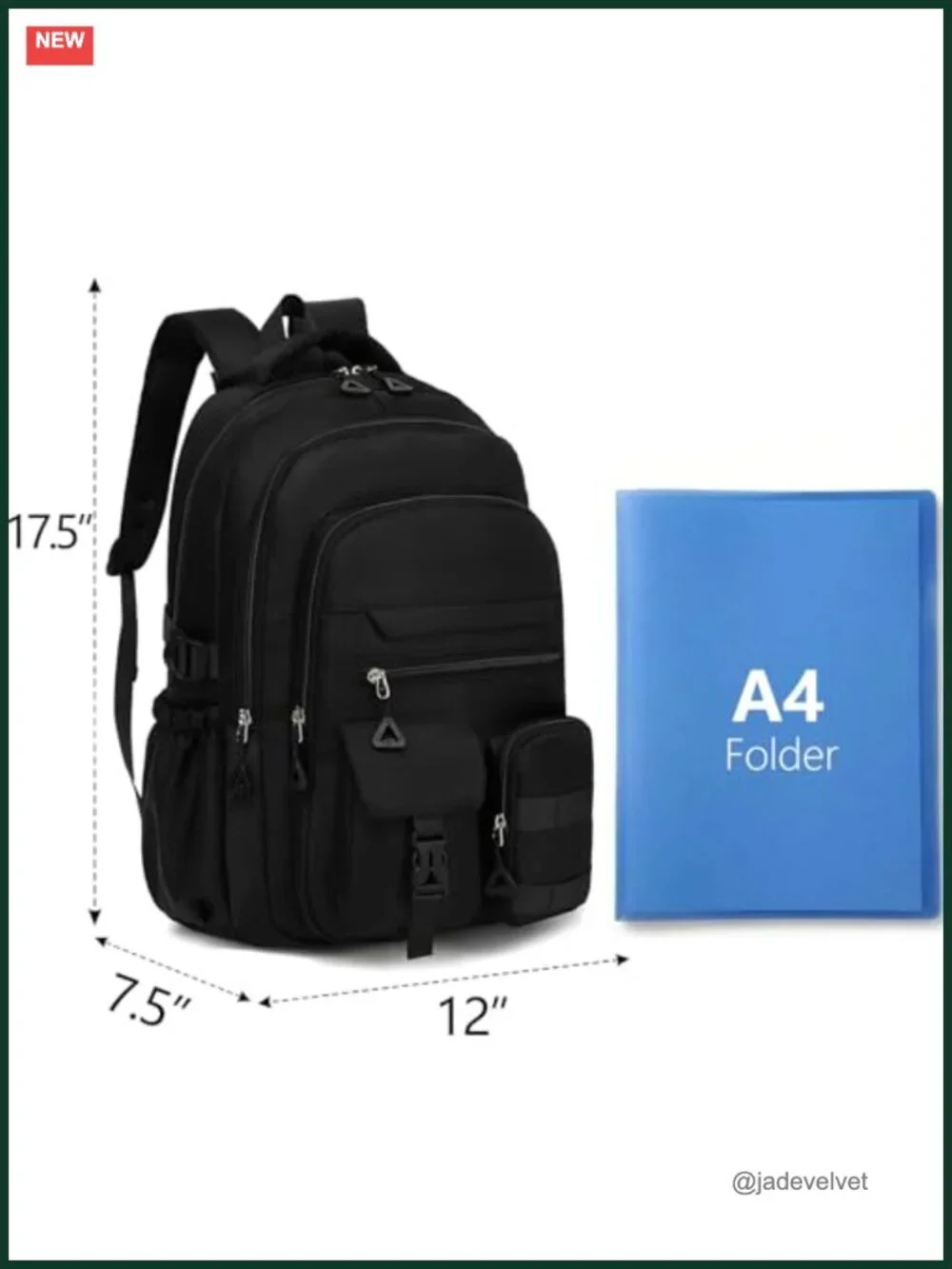 Aesthetic Backpack for Teen Students, Travel Bookbag with Laptop Compartment
